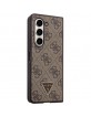 Guess Samsung Z Fold5 Case Cover 4G Diamond Triangle Brown