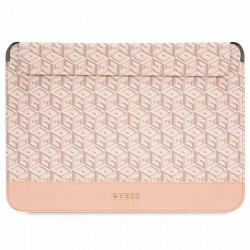 Guess Notebook / Tablet 14" Hülle Sleeve GCube Stripes Rosa Pink