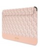 Guess Notebook / Tablet 14" Hülle Sleeve GCube Stripes Rosa Pink
