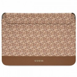 Guess Notebook / Tablet 14" Bag Sleeve GCube Stripes Brown
