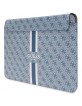 Guess Notebook Laptop 16" Hülle Tasche 4G Printed Stripes Blau