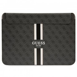 Guess Notebook Laptop 16" sleeve bag 4G Printed Stripes Black