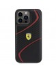 Ferrari iPhone 15 Pro Max Case Twist Cover Metal Logo Black