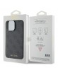 Guess iPhone 15 Pro Case Cover 4G Metal Gold Logo Gray