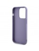 Guess iPhone 15 Pro Hülle Case Cover Sequin Script Metal Violet