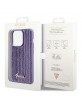 Guess iPhone 15 Pro Case Cover Sequin Script Metal purple