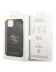 Guess iPhone 15 Hülle Case Cover Big Metal Logo 4G Grau