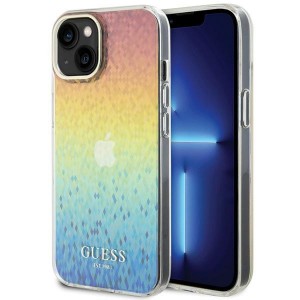 Guess iPhone 15 Hülle Case Cover Faceted Mirror Disco Multicolor