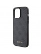 Guess iPhone 15 Pro Max Case Cover 4G Metal Gold Logo Gray