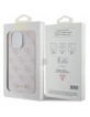 Guess iPhone 15 Pro Max Hülle Case Cover 4G Metal Gold Logo Rosa Pink