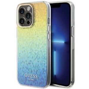Guess iPhone 15 Pro Max Hülle Case Cover Faceted Mirror Disco Multicolor