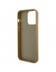 Guess iPhone 15 Pro Max Hülle Case Cover Disco Script Metal Gold