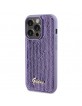 Guess iPhone 15 Pro Max Case Cover Sequin Script Metal Purple