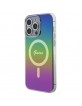 Guess iPhone 15 Pro Case Cover Iridescent MagSafe Multicolor