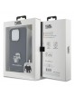 Karl Lagerfeld iPhone 15 Pro Hülle Case Saffiano Karl Choupette Schwarz