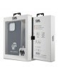 Karl Lagerfeld iPhone 15 Pro Max Case Saffiano Karl Choupette Black