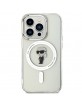 Karl Lagerfeld iPhone 15 Pro Hülle Case Cover MagSafe Ikonik Transparent