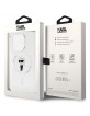 Karl Lagerfeld iPhone 15 Pro Case Cover MagSafe Ikonik Transparent