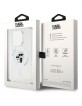Karl Lagerfeld iPhone 15 Pro Hülle Case Magsafe Karl Choupette Glitter Transparent