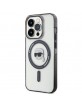 Karl Lagerfeld iPhone 15 Pro Hülle Case MagSafe Karl Kopf Transparent