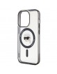 Karl Lagerfeld iPhone 15 Pro Hülle Case MagSafe Karl Kopf Transparent