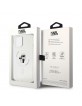 Karl Lagerfeld iPhone 15 Case Case Magsafe Karl Choupette Glitter Transparent