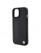BMW iPhone 15 Case Cover MagSafe Genuine Leather Signature Black