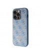 Guess iPhone 14 Pro Hülle Case Cover 4G Logo Strap Kette Blau