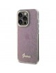 Guess iPhone 15 Pro Case Cover Faceted Mirror Disco Pink