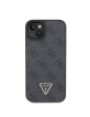 Guess iPhone 15 Case Cover 4G Triangle Rhinestone Diamond Black