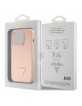 Guess iPhone 15 Pro Max Hülle Case Cover Croco Triangle Rosa Pink