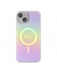 Guess iPhone 15 Plus Case Cover Iridescent MagSafe Pink