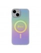 Guess iPhone 15 Case Cover Iridescent MagSafe Purple