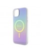 Guess iPhone 15 Case Cover Iridescent MagSafe Purple