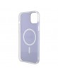 Guess iPhone 15 Case Cover Iridescent MagSafe Purple