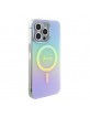 Guess iPhone 15 Pro Max Hülle Case Cover Iridescent MagSafe Türkis