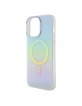 Guess iPhone 15 Pro Max Case Cover Iridescent MagSafe Turquoise