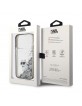 Karl Lagerfeld iPhone 15 Pro Hülle Case Cover Glitter Choupette Silber