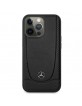 Mercedes iPhone 15 Pro Max Hülle Case Cover Echtleder Urban Schwarz