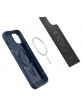 Spigen iPhone 15 Hülle Case Mag Armor Magsafe Matt navy blau