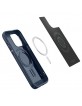 Spigen iPhone 15 Pro Hülle Case Mag Armor Magsafe Matt navy blau