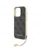 Guess iPhone 15 Pro Hülle Case Cover 4G Charms Grau