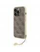 Guess iPhone 15 Pro Max Case Cover 4G Charms Brown