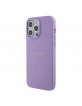 Guess iPhone 15 Pro Max Case Cover MagSafe Saffiano Purple