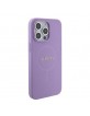 Guess iPhone 15 Pro Max Hülle Case Cover MagSafe Saffiano Violett