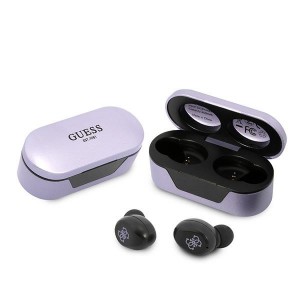 Guess Bluetooth In-Ear Headset TWS + Ladestation Violett GUTWST31EU