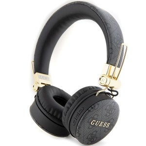 Guess Bluetooth 5.3 Over Ear Headphones 4G Metal Logo Black GUBH704GEMK