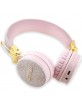 Guess Bluetooth 5.3 Over Ear Headphones 4G Metal Logo Pink GUBH704GEMP