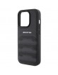 AMG Mercedes iPhone 15 Pro Max case genuine leather debossed black