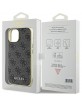 Guess iPhone 15 Case Cover 4G Charms Gray